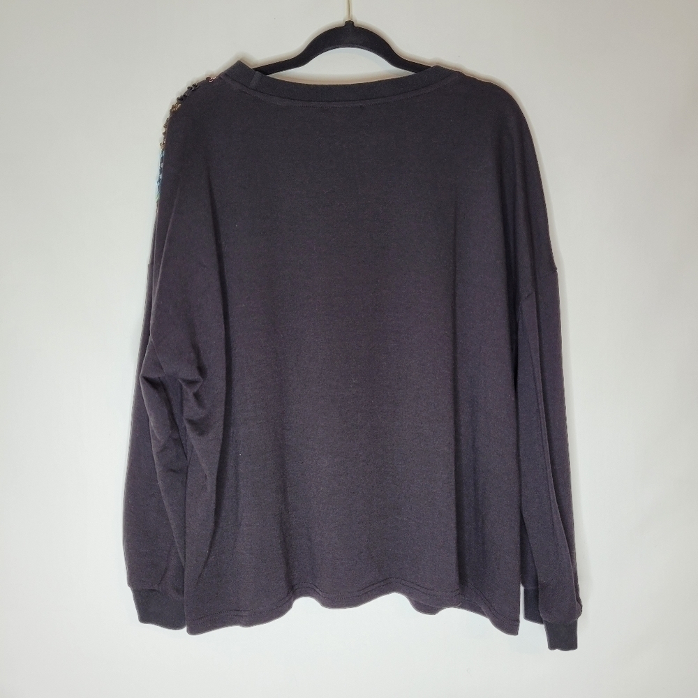 SHEIN Crew Neck Sequin Sweater - Picture 10 of 12